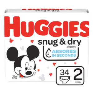 Pañal Huggies Snug&Dry E2 JUMBO 34 UN