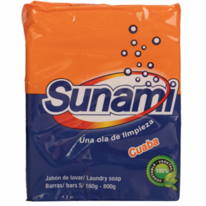 Jabón de Lavar Sunami Cuaba Paq. 5/1