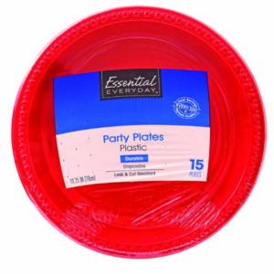plato essential plastic color 15 uds