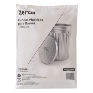 funda tanque zerca transparente paq 5 uds