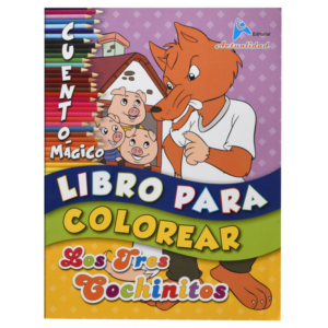 CUENTO MAGICO LIBRO PARA COLOREAR LOS TRES COCHINITOS (Actualidad)