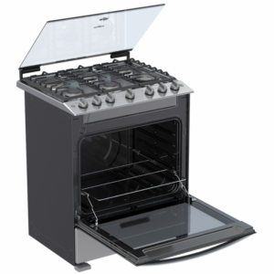 Estufa Whirlpool 30P Acero Inox. 6 Quemadores WFR5000D