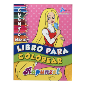 CUENTO MAGICO LIBRO PARA COLOREAR RAPUNZEL (Actualidad)