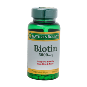 vitamina natures bounty biotin 5000 mcg 72 cap