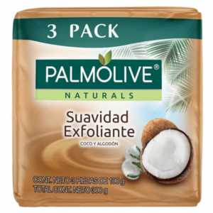 Jabón Palmolive Hidratante Coco y Algodón 3 Pack
