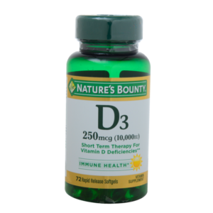 VITAMINA NATURES BOUNTY D3 10000 IU 60 TAB