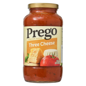 salsa prego tres quesos 24 oz.