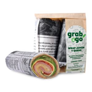 WRAP JAMON Y QUESO UN