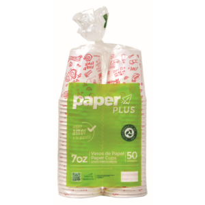VASO PAPER PLUS TEMPORADA7 OZ 50 UN