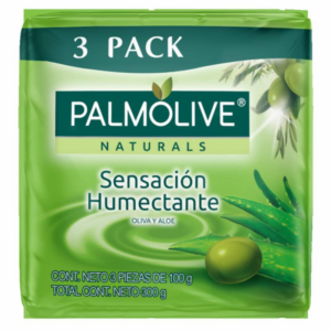 jabon hidratante palmolive oliva y aloe 3 pack