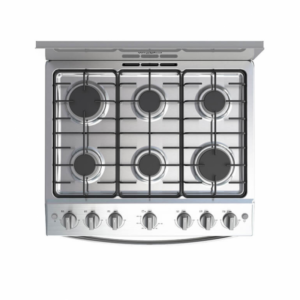 Estufa Whirlpool 30P Acero Inox. 6 Quemadores WFR3200D