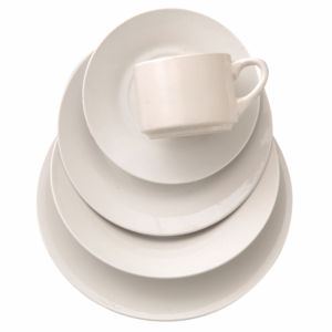 Vajilla 20 Pcs 9 Pulg Blanca