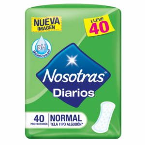 Protectores íntimos nosotras lleve 40 pague 30 uds.