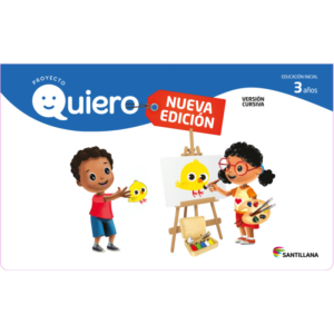 LIBRO CARPETA QUIERO 3 AÑOS CURSIVA NUEVA EDICION