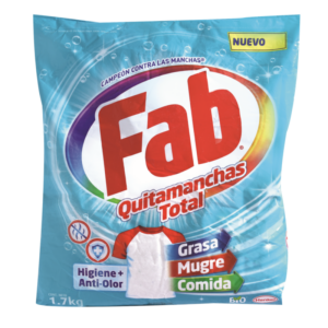 DETERGENTE EN POLVO FAB QUITAMANCHA HIG 1700 GR