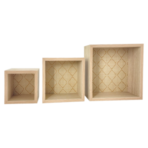 REPISA MADERA CONCEPTS 3PZA 23X23 531-31447