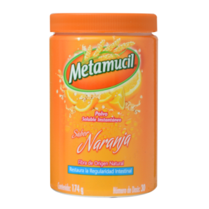 FIBRA NARANJA METAMUCIL 72 DOSIS 425 GR