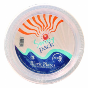 platos sunny clear no 9 25 uds.