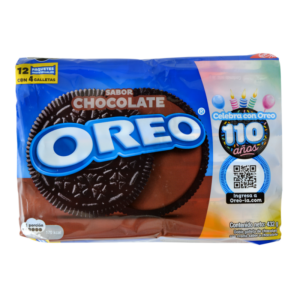 GALLETAS DULCES OREO CREMA DE CHOCOLATE 12 UND