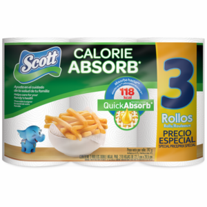 Papel Toalla Scott calorie absorb 90 h 3 uds.