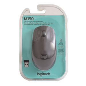 Mouse logitech inalambrico M190 negro