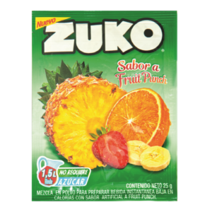 JUGO EN POLVO ZUKO FRUIT PUNCH 25 GR