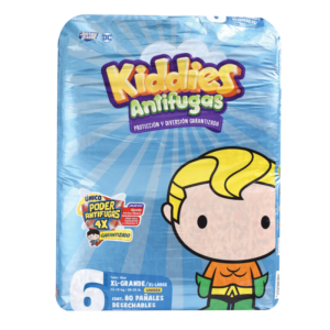 Pañal Kiddies Antifugas E6 MEGA 80 UN