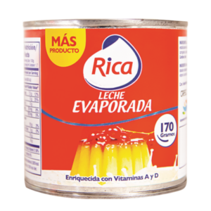 LECHE EVAPORADA RICA 170 GR