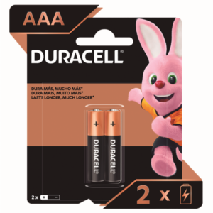 Pilas duracell AAA 2 uds