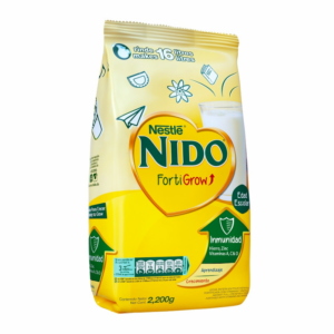 leche en polvo nido fortificada (Fortigrow)  2200 gr