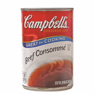 Sopa Campbells beef consomme 10.5 Oz.