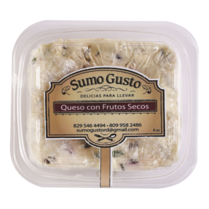QUESO SUMO GUSTO C/FRUTOS SECOS/MANI 8 OZ