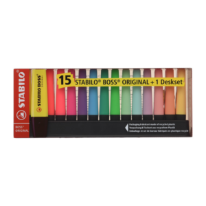 resalt set boss 15 col promo stabilo