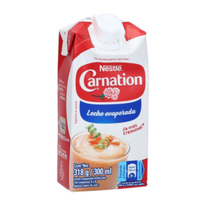 leche evaporada carnation uht 318 g