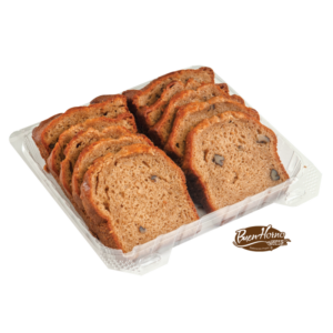 Sliced Cake Buenhorno Guineo Con Nuez.