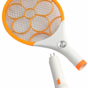 Raqueta Mata Insectos Con foco desmontable.