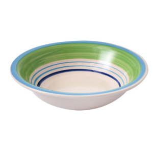 PLATO HONDO CERAMICA DISEÑO ESPIRAL HZ 8.25 PULGADAS HP-1801S