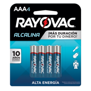 PILA RAYOVAC ALKALINE 824-4 AAA