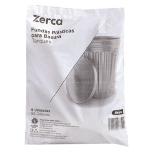 FUNDA ZERCA TANQUE NEGRA PAQ 5 Uds