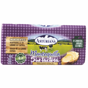 Mantequilla Asturiana Barra S/Lact 250 Gr