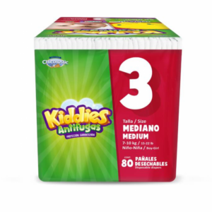 Pañales Kiddies Mega Medium P3 80 Uds.